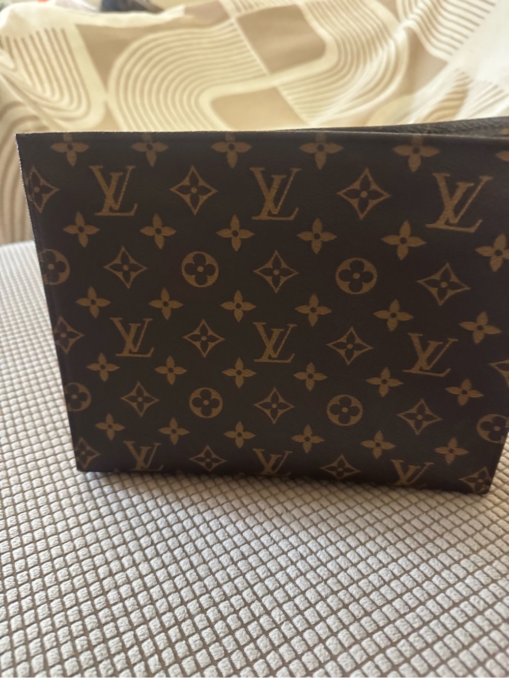 Louis Vuitton Monogram Toiletry Pouch in Brown and Tan